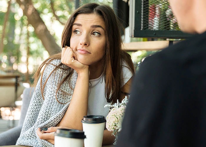 Woman Loses Interest in a Man