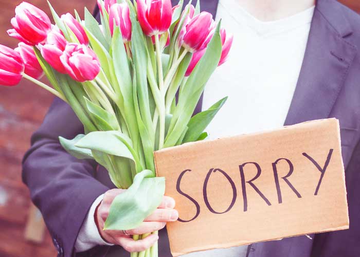 flowers for apology to girlfriend